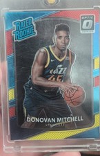 2017-18 Panini Donruss Optic - Rated Rookie Donovan Mitchell #188 Red &... picture