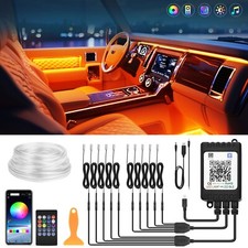 Wireless APP&Remote Control 6/8/10-in 1 RGB LED Car Interior Ambient Light Strip picture