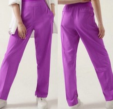 ATHLETA Brooklyn Heights Pants Sz 4 Jazzy Purple Slim Stretch Tech NEW NWT picture