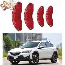 4X Fit Forester/Crosstrek/Outback/BRZ/ WRX Caliper Covers Aluminum Alloy Red picture