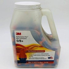 3M 7000133222 Performance Plus O/B+ Wire Connectors Orange/Blue 500/Jug picture