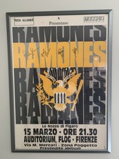 Ramones - 1992 Italian Tour - Signed - Framed picture