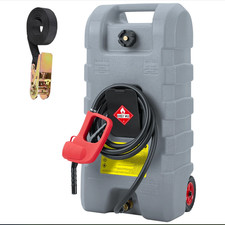Garvee 15 Gallon Fuel Caddy, Portable Gas Diesel Tank, 10FT Hose, Siphon Pump picture