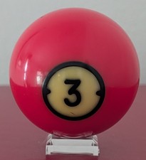 Vintage Brunswick Centennial Pool Billiard Pocket Ball #3 Replacement picture