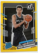 Victor Wembanyama 2023-24 Panini Donruss Rated Rookie #220 Yellow Flood picture