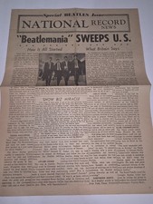 Beatles Newpaper Clippings from 1960's from Ohio Keith Moon Dies, See Descrip picture