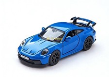 ZD Bburago 1:64 Blue 911 GT3 Sports Model Diecast Metal Car BN picture