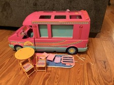 🔥Vintage 1989 Barbie Western Fun Motor Home Camper Van w Some Accessories picture