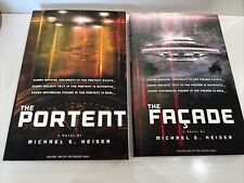 Lot of 2 Dr. Michael S. Heiser Books- Facade Saga Books 1 & 2, The Portent picture