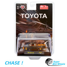 CHASE  M2 Machines 1:64 1985 Toyota Pickup Truck Slammed Custom – Matte Grey picture
