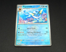 👾 VAPOREON | MASTER BALL Ⓜ️| Pokémon Prismatic Evolutions #022/131 | RARE⭐ picture