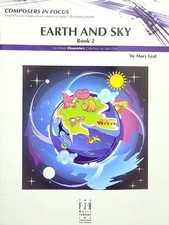 Mary Leaf - Earth and Sky Book 2, Elementary Solo Piano picture