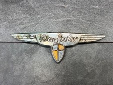 Vintage 1934 1935 1936 1937 1938 Chrysler Desoto Rear Trunk Lid Emblem Badge  picture