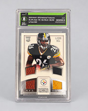 Panini 2013 National Treasures Le'Veon Bell #21 Steelers RC Quad MEM 96/99 picture