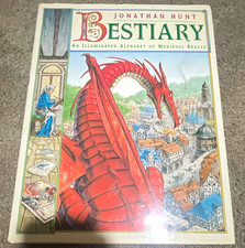Bestiary: An Illuminated Alphabet of Medieval Beasts Hardcover Illustrated picture