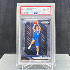 Panini 2018-19 Prizm Luka Dončić #280 RC Base Set Dallas Mavericks PSA 10 picture