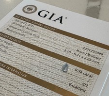 0.54 ct GIA SI2 Clarity /  J Color  Round Brilliant Cut Loose Natural Diamond picture