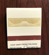 Windows On The World Matches World Trade Center 107th Floor Matchbook picture