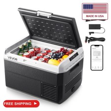 VEVOR 12 Volt Car Refrigerator, 52.8QT/50L Car Fridge, Portable Electric Cooler picture