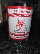 Vintage Alabama Crimson Tide National Championship Glass 1970s For Collectors picture