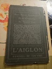Antique 1901 Sarah Bernhardt LAiglon Play Program Libretto Coquelin Russell NYC  picture