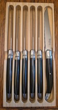 6 BARENTHAL L'ART ET LA TABLE FRANCE (Steak knives) Serrated Blade picture