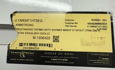 Perrin & Rowe U.TAR05F1HTSEG Armstrong Tub Filler, Satin English Gold*READ* picture