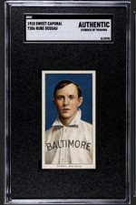 1909-1911 T206 Sweet Caporal 350/30 Rube Dessau SGC A Baltimore  picture