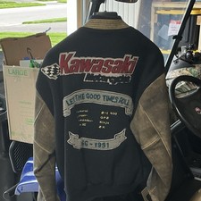 Vintage Kawasaki Jacket 1966-1991 25Th Anniversary Preowned Non-Smoker ￼ picture