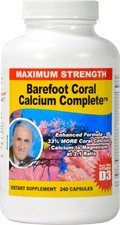 Barefoot Coral Calcium Complete - Bob Barefoot 240 Count - 1500mg Coral Calcium picture