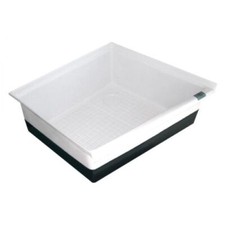 Icon 00463 RV Trailer Camper Rectangular Shower Pan Polar White NEW picture