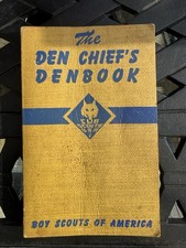 Unused Antique 1951 The Den Chief's Handbook Book Boy Scouts BSA picture