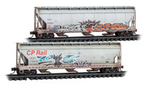 Micro-Trains N 98305106 Canadian Pacific CPKC Heritage Weathered Hopper Set picture