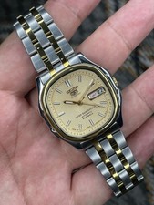 Rare Vintage Seiko-Superior SKZ035 “Whirlpool” Automatic Men's Watch – Day/Date  picture