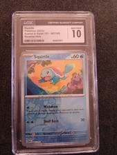 2023 POKEMON MEW EN-151 POKEMON CENTER 151 PRE-ORDER PROMO #007 SQUIRTLE Cgc 10 picture