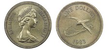 1983 Bermuda $1, Vintage BMD 1 Dollar Old Coin, 1 Year Type, Extremely Rare. picture