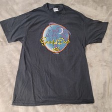 Vintage 1986 Grateful Dead Shirt XL Black New Years Eve Single Stitch GDP Rare picture