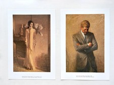 Aaron Shikler Presidential Portrait John F. Kennedy JFK Jackie White House 2001 picture
