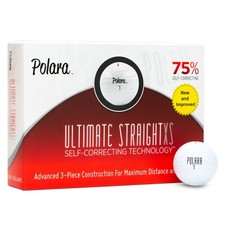 Polara Ultimate Straight XS Self Correcting 3 Piece Golf Balls (1 Dozen) picture