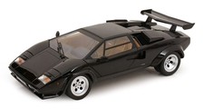 KK Scale 1/12 LAMBORGHINI COUNTACH LP 5000S QV BLACK 1985 (OPENING DOORS/BONNET) picture