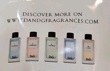 D&G DOLCE & GABBANA DOLCE EDP 1.5ml .05oz x 5 PERFUME SPRAY SAMPLE VIALS picture
