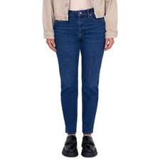 Seven 7 Ladies High Rise Slim Straight Jean Size 12 Birch picture