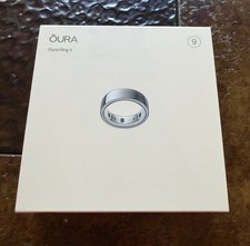 Oura Ring Gen 4 Silver Size 9 Sealed Brand New In-Box (Ring & Charger) picture