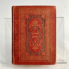 1901 Poetiskt Album Swedish Poem Book Antique Hardcover Karl Warburg picture
