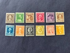 US Scott #704-715 Washington Bicantennial Issue MNH OG -Nice Set picture