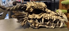 Giant Hand Made Resin Dragon Skull - Beautiful Craftsmanship  picture