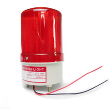 Industrial Red Warning Light Beacon, 24V DC picture