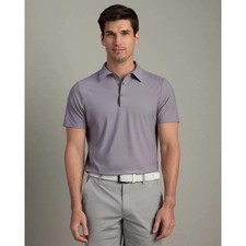 NWT Rhone Approach Tech Polo Shirt Mens M Purple Performance Golf Stretch New picture