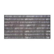 Falkirk Retro 3D VI 3-1/6 Ft. X 1-3/5 Ft. Gray PVC Decorative Wall Paneling, Wat picture