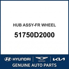 2017-2019 Hyundai Genesis G90 Hub Assembly-Front Wheel OEM New 51750D2000 picture